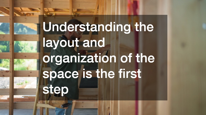 Understanding the layout and organization of the space is the first step
