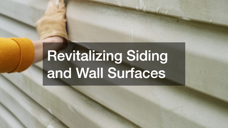 Revitalizing Siding and Wall Surfaces