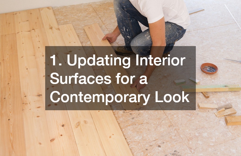 1. Updating Interior Surfaces for a Contemporary Look