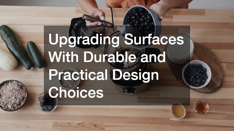 Upgrading Surfaces With Durable and Practical Design Choices