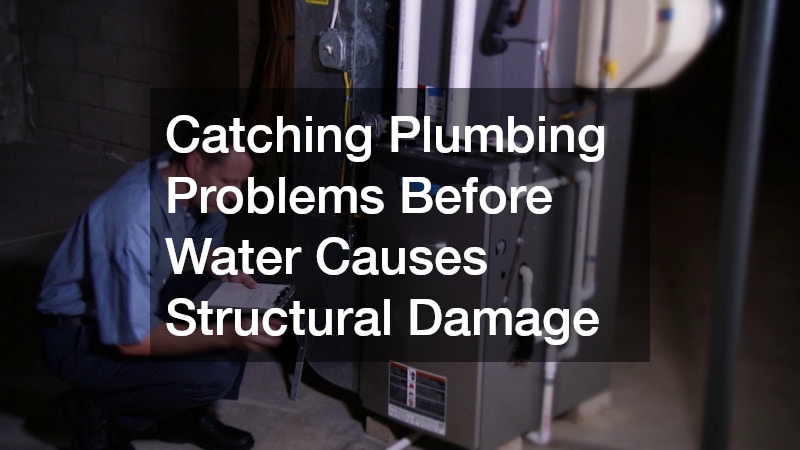 Catching Plumbing Problems Before Water Causes Structural Damage