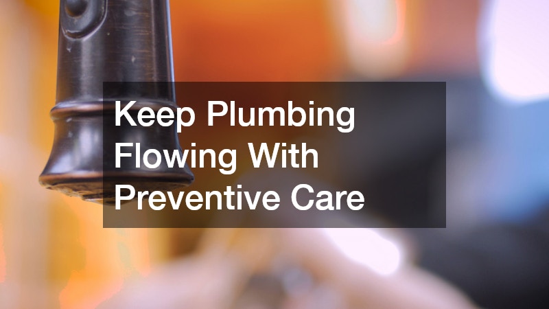 Keep Plumbing Flowing With Preventive Care