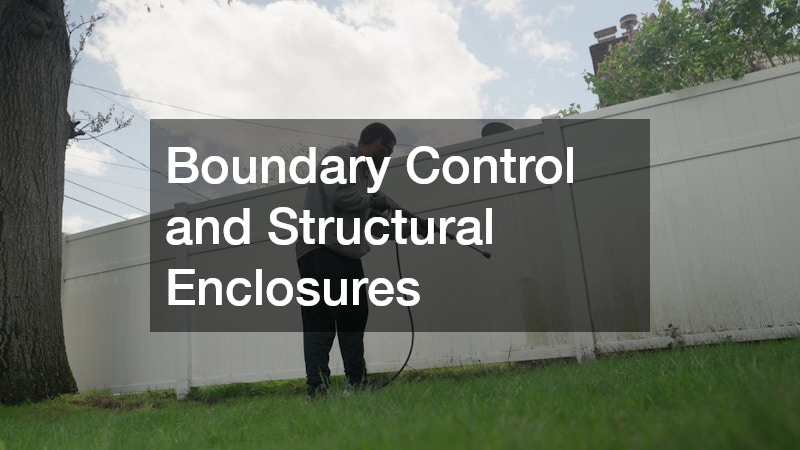Boundary Control and Structural Enclosures