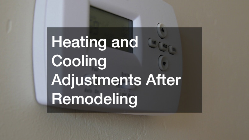 Heating and Cooling Adjustments After Remodeling