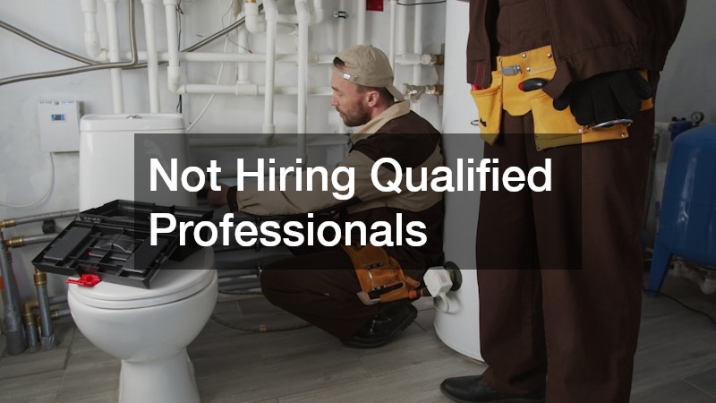 Not Hiring Qualified Professionals