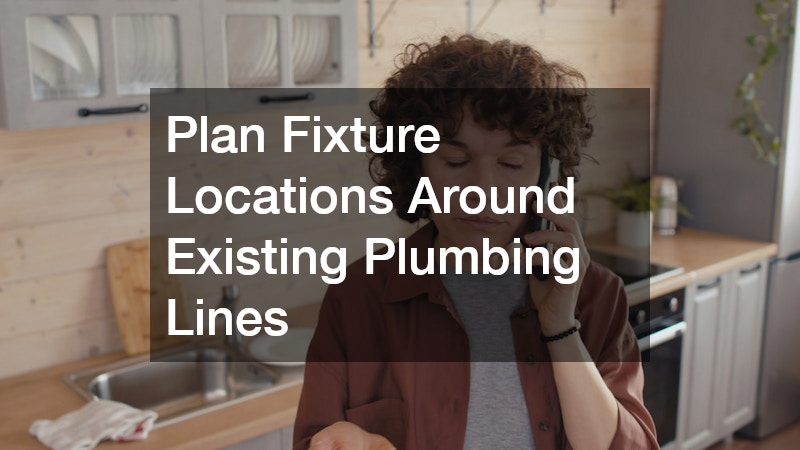 Plan Fixture Locations Around Existing Plumbing Lines