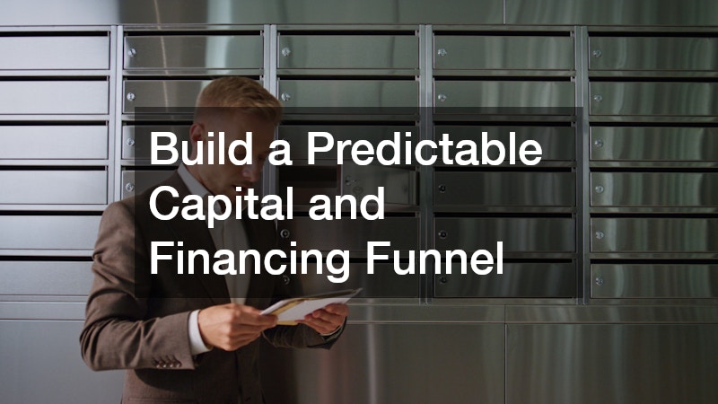 Build a Predictable Capital and Financing Funnel