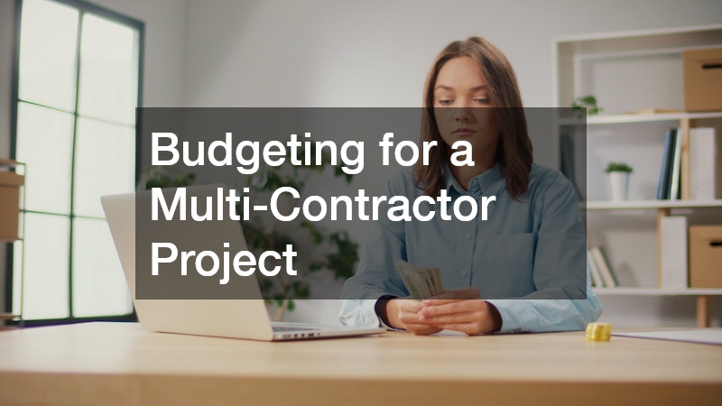Budgeting for a Multi-Contractor Project