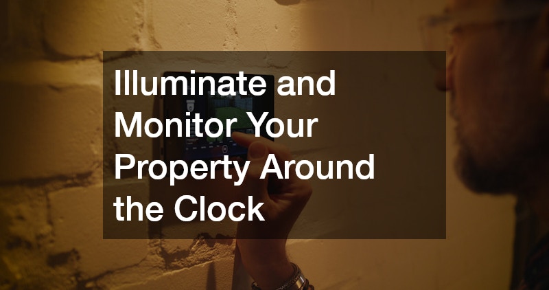 Illuminate and Monitor Your Property Around the Clock