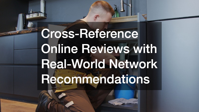Cross-Reference Online Reviews with Real-World Network Recommendations