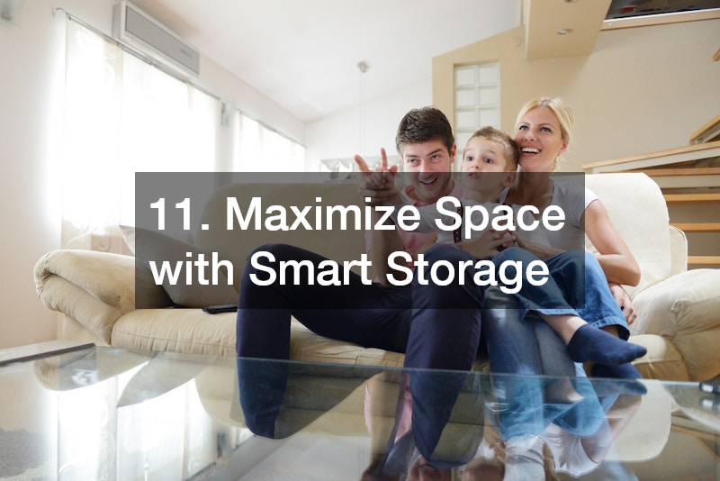 11. Maximize Space with Smart Storage
