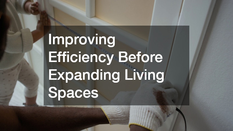Improving Efficiency Before Expanding Living Spaces