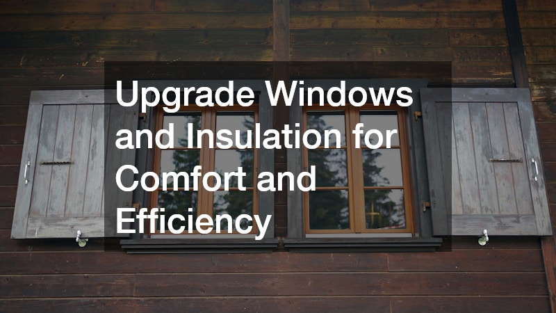 Upgrade Windows and Insulation for Comfort and Efficiency