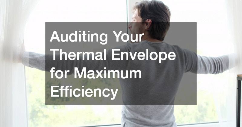 Auditing Your Thermal Envelope for Maximum Efficiency