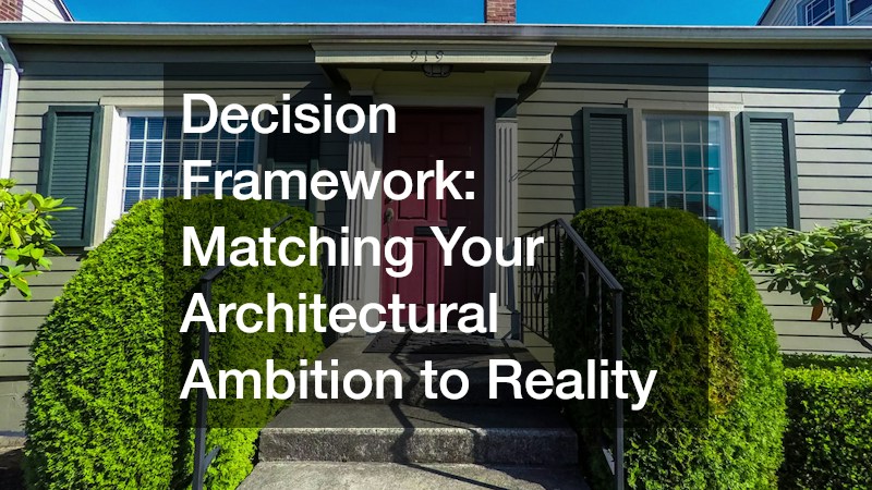 Decision Framework: Matching Your Architectural Ambition to Reality