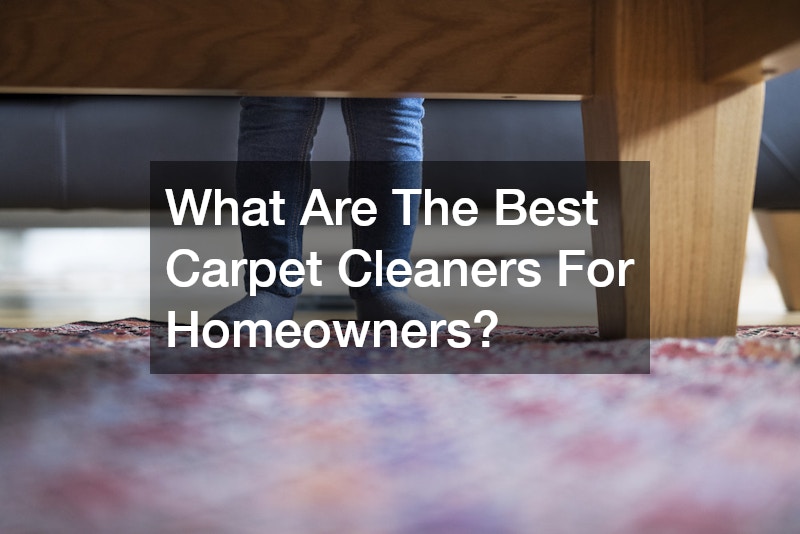 What Are The Best Carpet Cleaners For Homeowners?