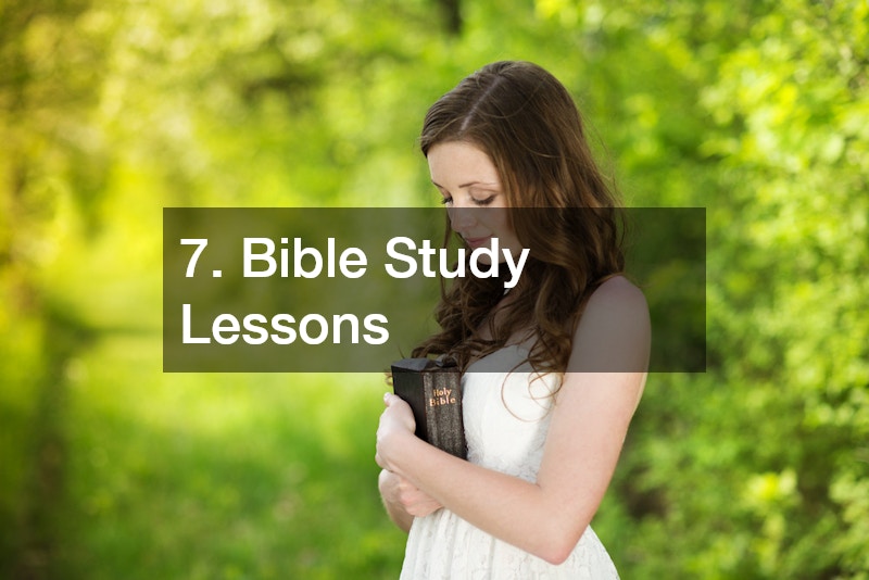 7. Bible Study Lessons