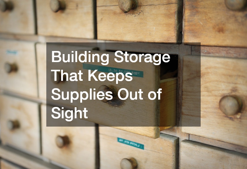 Building Storage That Keeps Supplies Out of Sight