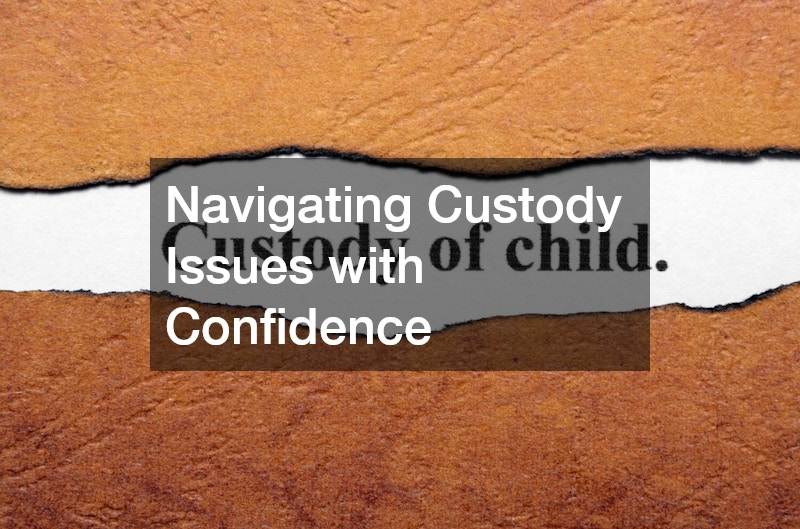 Navigating Custody Issues with Confidence