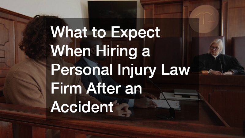 What to Expect When Hiring a Personal Injury Law Firm After an Accident