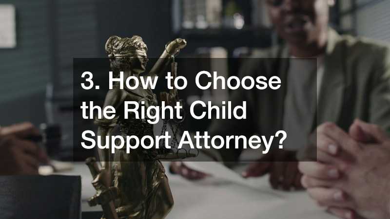 3. How to Choose the Right Child Support Attorney?