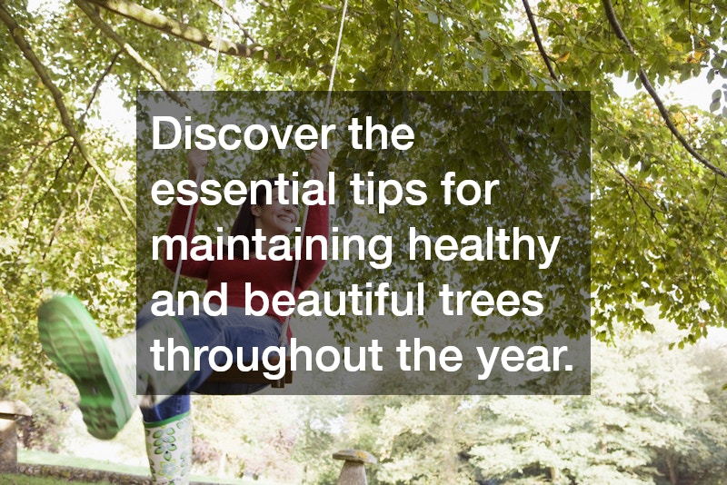 Discover the essential tips for maintaining healthy and beautiful trees throughout the year.