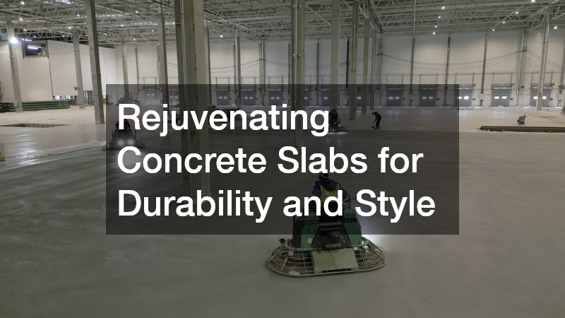 Rejuvenating Concrete Slabs for Durability and Style