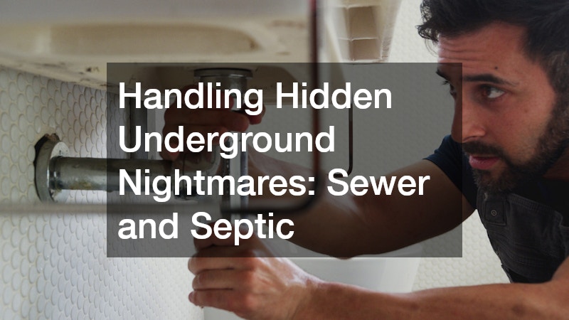 Handling Hidden Underground Nightmares: Sewer and Septic