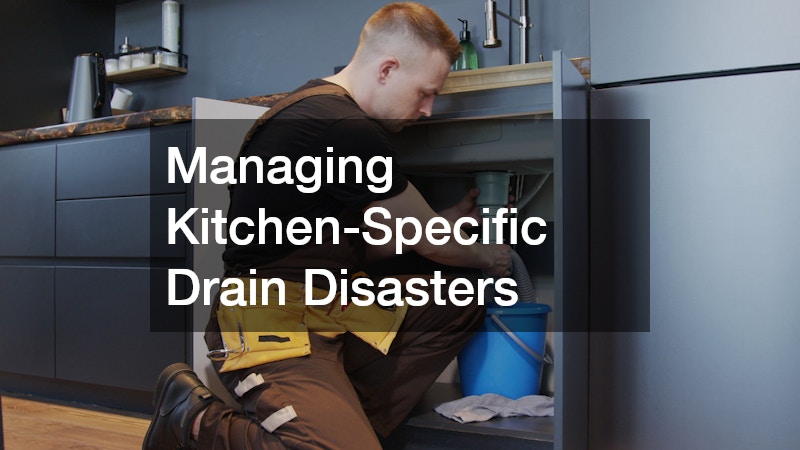 Managing Kitchen-Specific Drain Disasters