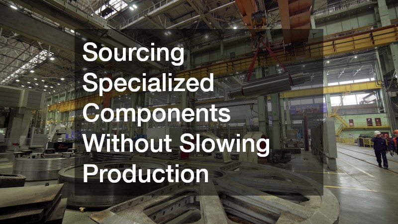 Sourcing Specialized Components Without Slowing Production