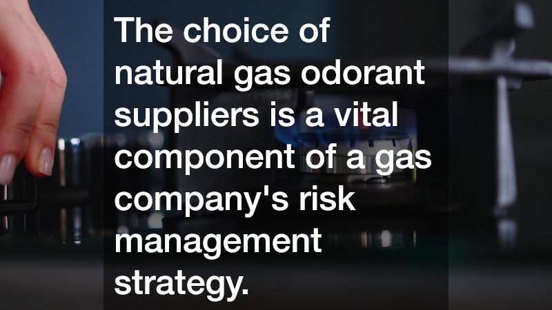 The choice of natural gas odorant suppliers is a vital component of a gas company