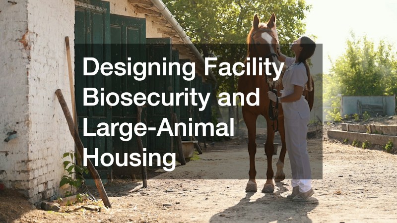 Designing Facility Biosecurity and Large-Animal Housing