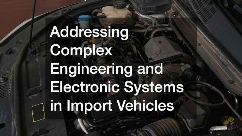 Addressing Complex Engineering and Electronic Systems in Import Vehicles