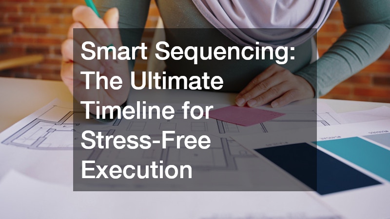 Smart Sequencing: The Ultimate Timeline for Stress-Free Execution