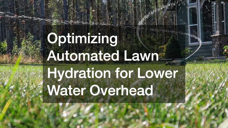 Optimizing Automated Lawn Hydration for Lower Water Overhead