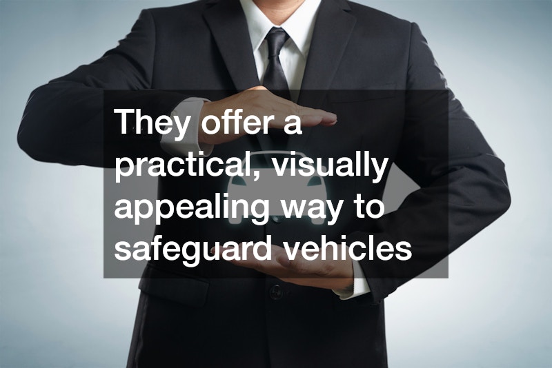 They offer a practical, visually appealing way to safeguard vehicles