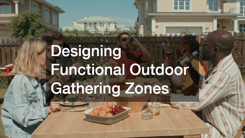 Designing Functional Outdoor Gathering Zones