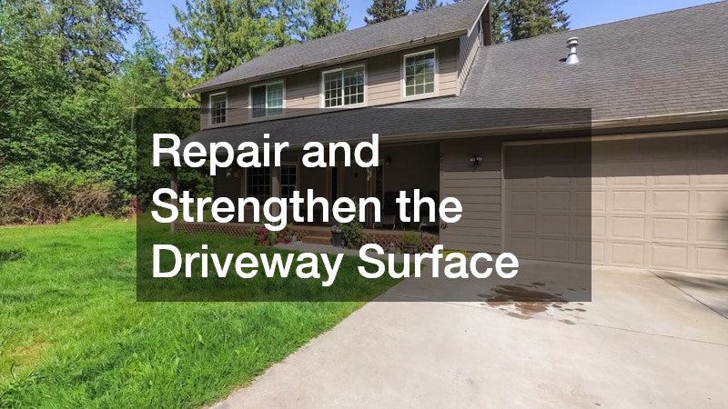 Repair and Strengthen the Driveway Surface