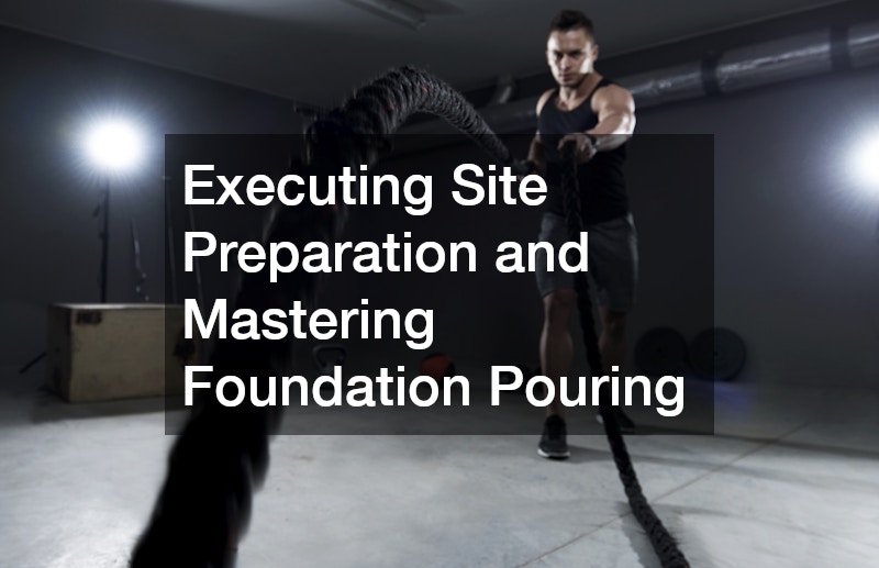 Executing Site Preparation and Mastering Foundation Pouring