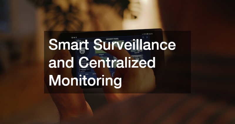 Smart Surveillance and Centralized Monitoring