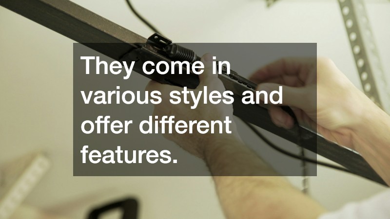 They come in various styles and offer different features.