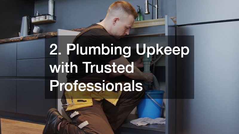 2. Plumbing Upkeep with Trusted Professionals