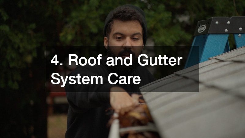 4. Roof and Gutter System Care