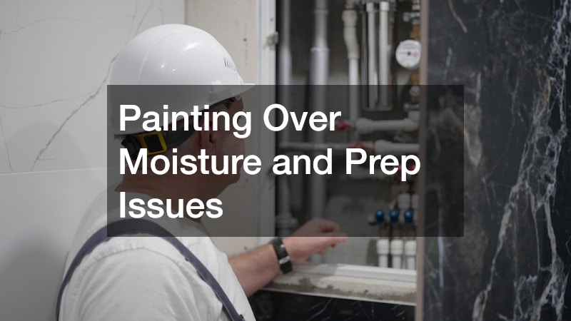 Painting Over Moisture and Prep Issues