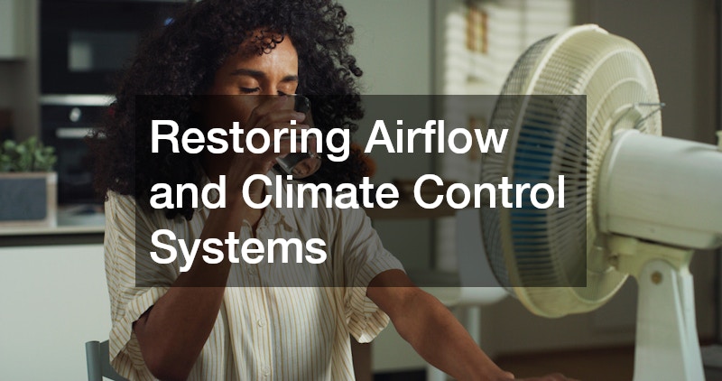 Restoring Airflow and Climate Control Systems