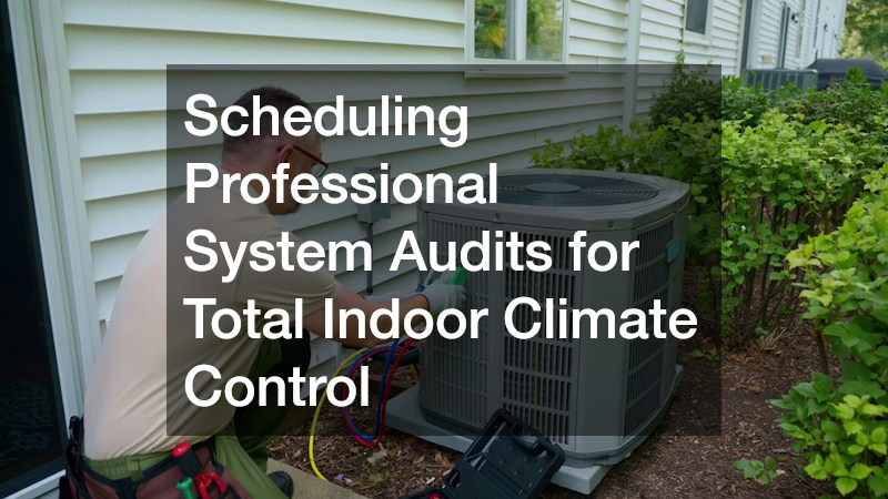 Scheduling Professional System Audits for Total Indoor Climate Control