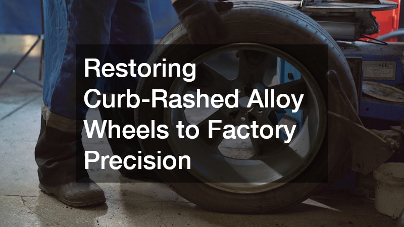 Restoring Curb-Rashed Alloy Wheels to Factory Precision