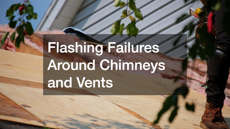 Flashing Failures Around Chimneys and Vents
