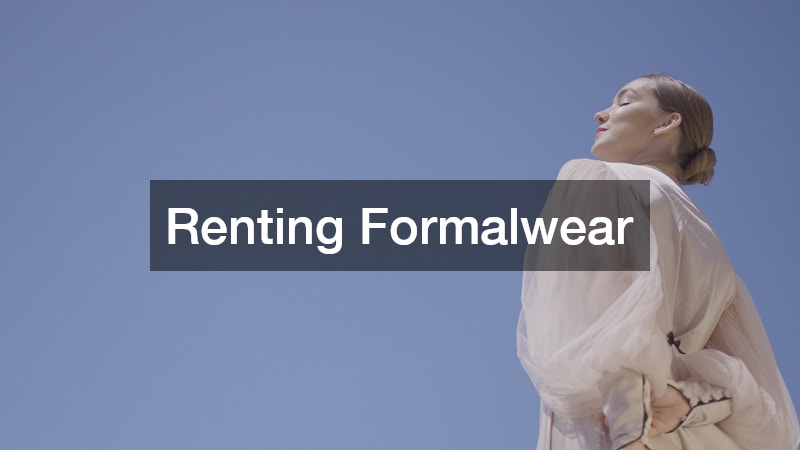 Renting Formalwear