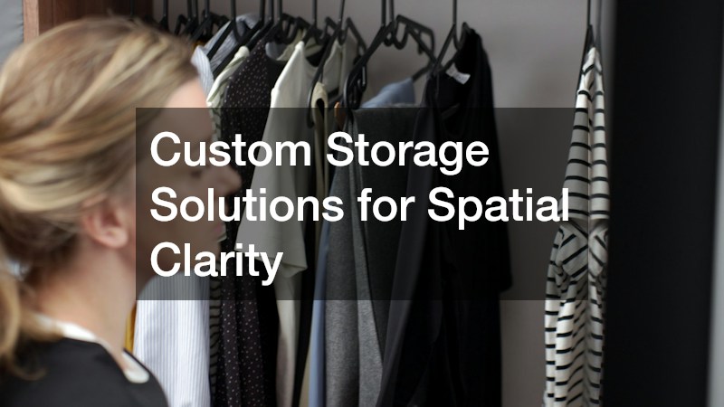 Custom Storage Solutions for Spatial Clarity
